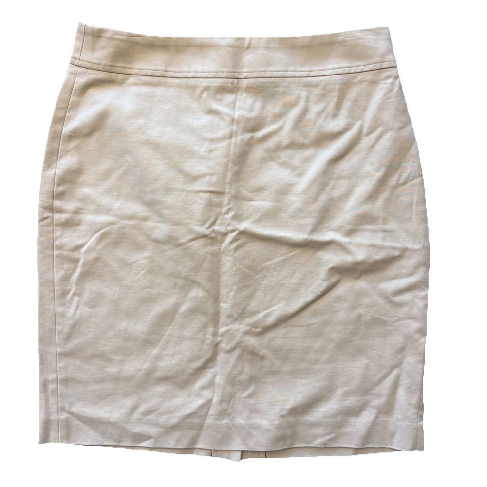Banana Republic Mini Pencil Skirt Khaki Tan Size Women's 6.  Business Casual