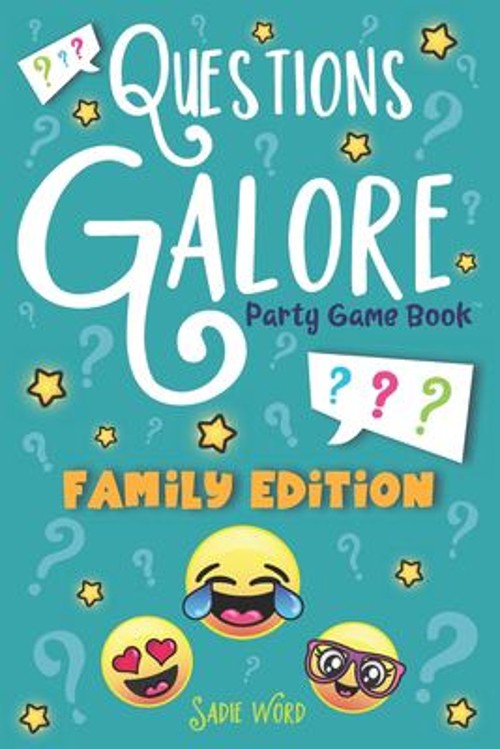 Questions Galore Party Game Book : Family Edition Paperback SadieFree US Delivery | ISBN:1643400630