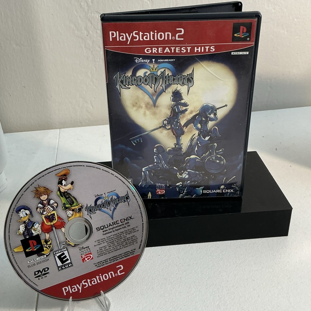 Kingdom Hearts (Sony PlayStation 2, 2002) Greatest Hits Red Label Tested