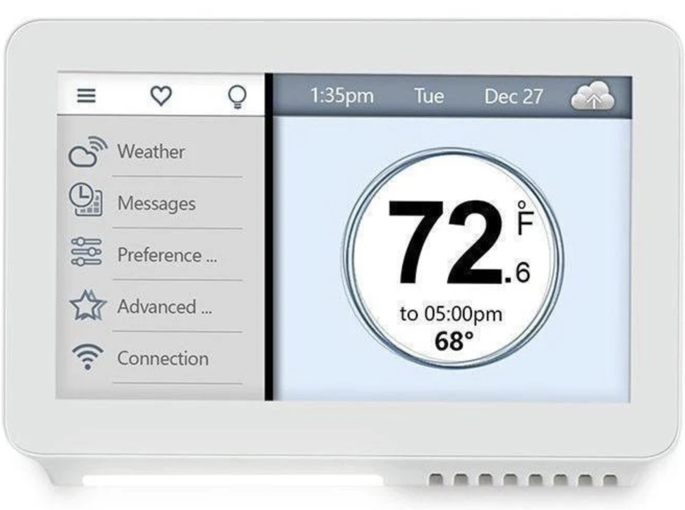 Vine Smart WiFi Programmable Touchscreen Thermostat (TJ-919B) w/ Nightlight