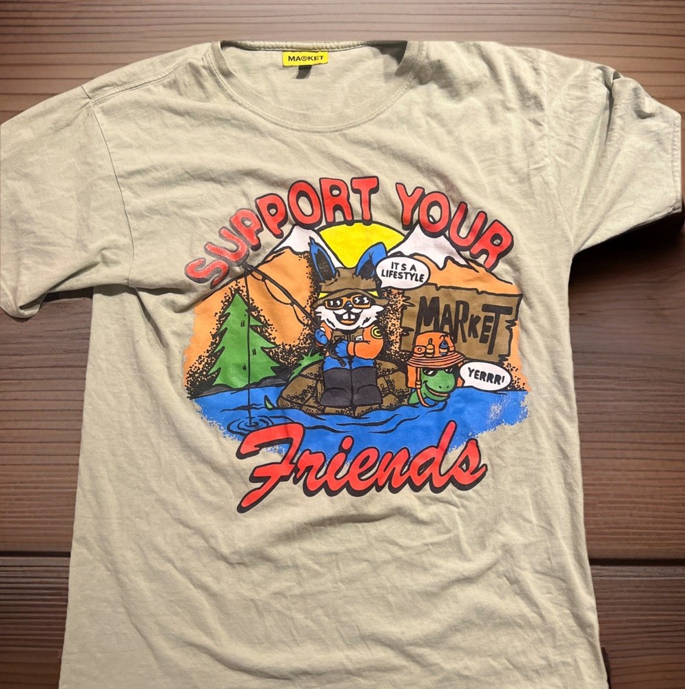 China Market Graphic T Shirt Large Outdoors Humor Lake Tee Casual Streetwear
