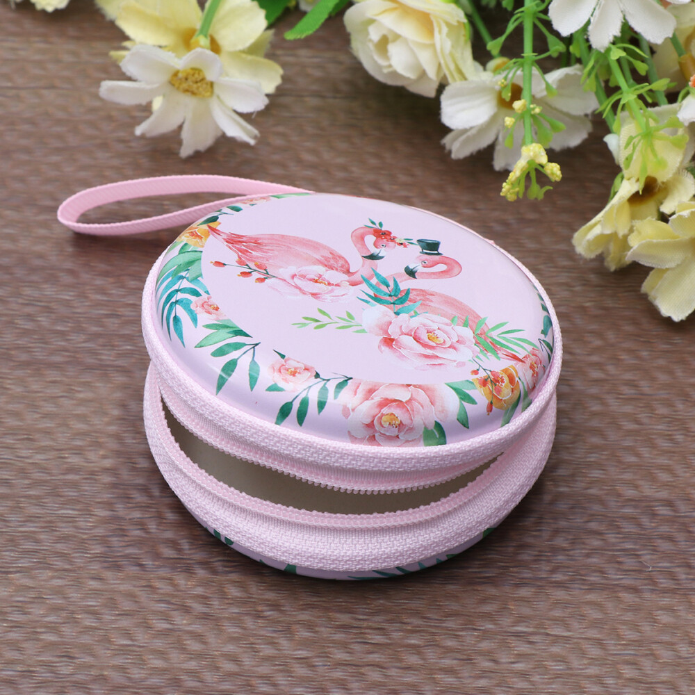 1pc Women Wallet Flamingo Coin Purse Lady Zipper Coin Purse Coin Cards Holder