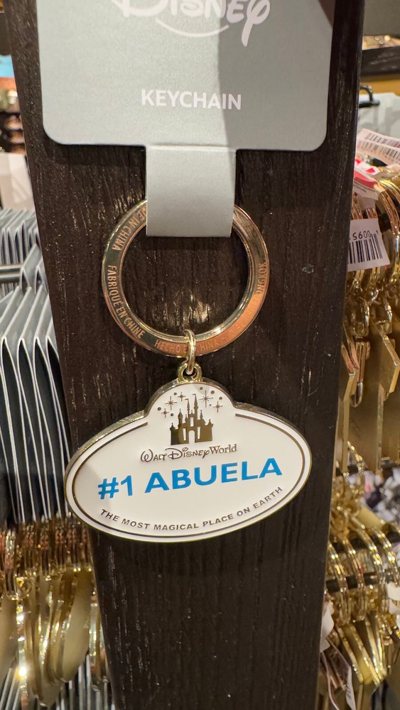 Walt Disney World Cast Member Badge Keychain featuring Abuela from Encanto-image