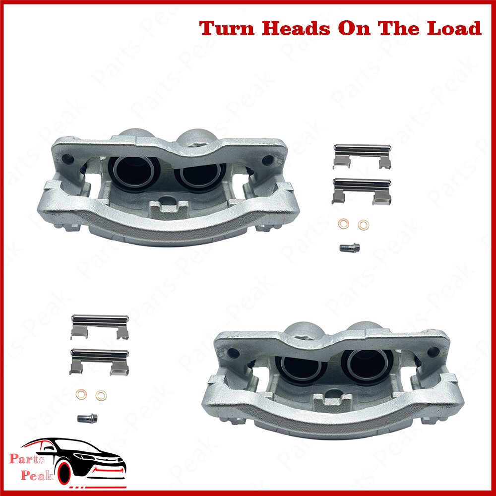 2Pcs New Front Disc Brake Calipers For Chevy GMC Silverado Sierra 2500 3500