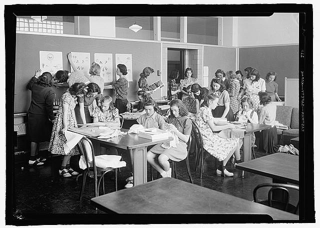 Rockville High School,c.1936,Montgomery County,Maryland,MD,Education,Students,3