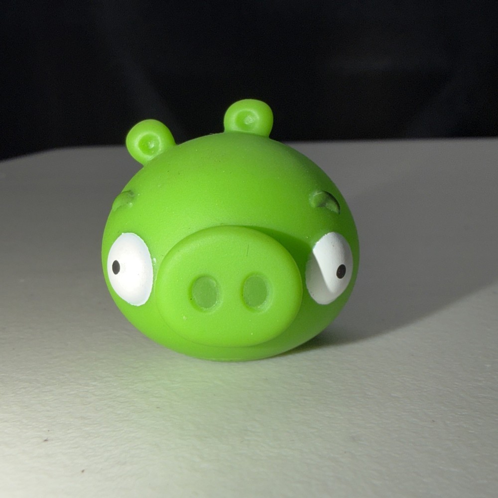 Angry Birds Mega Fling Game Basic Green Pig Figure Replacement Piece