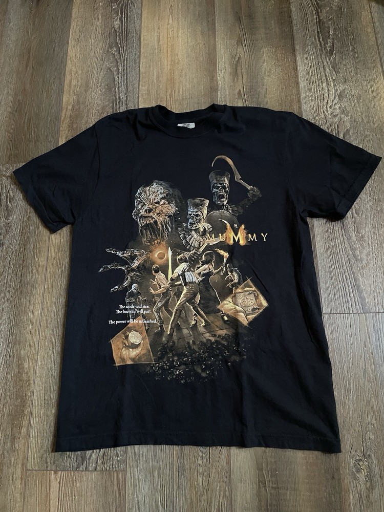The Mummy 1999 Brendan Fraser Movie - Imhotep Rare Graphic Tee Shirt Mens Medium
