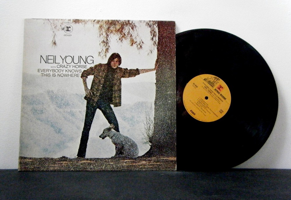 NEIL YOUNG  Crazy Horse LP Everybody Knows This Is Nowhere 1969 Reprise vinyl
