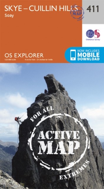 Skye  Cuillin Hills Map  Weatherproof  Soay  Ordnance Survey  by Ordnance Survey