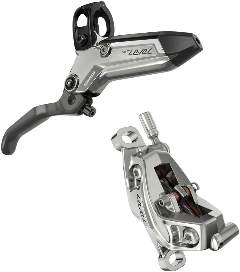 SRAM Level Ultimate Stealth Rear Disc Brake and Lever Post Mount 4-Piston Hydraulic