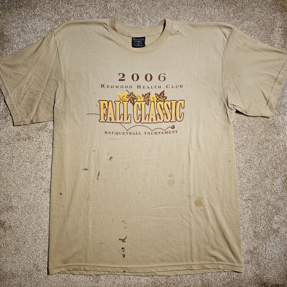 Vtg Y2k Thrashed Painted 2006 Fall Classic Mens XL T-Shirt Skate Sleeze Emo Punk