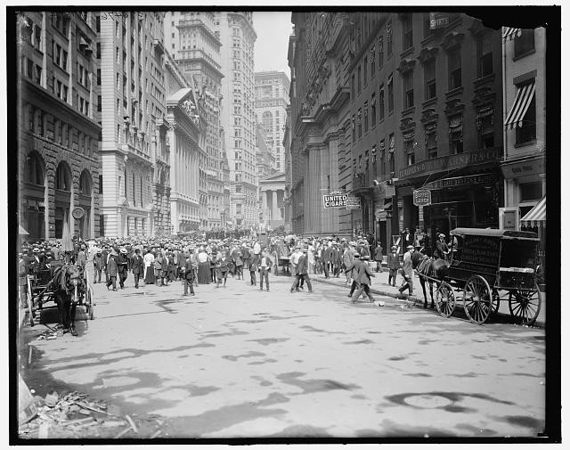 Photo:Curb market, Broad Street, New York, N.Y.