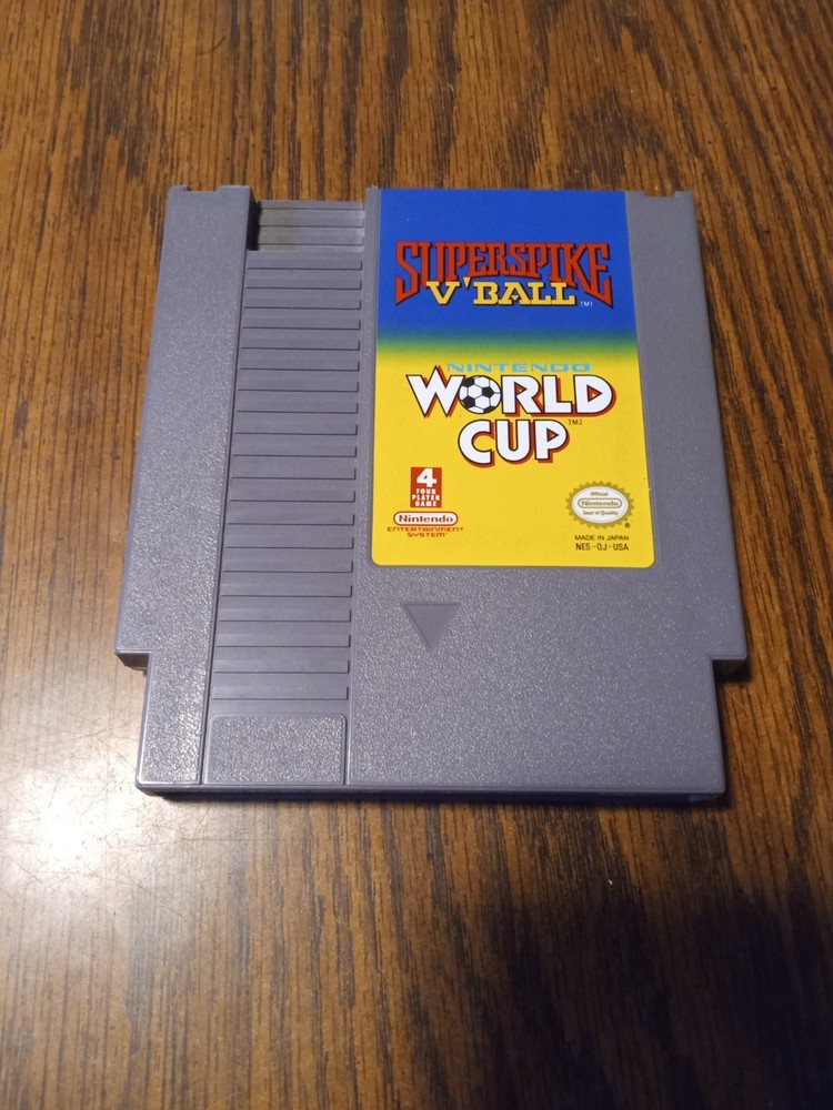 Original Nintendo Game, Super Spike V'Ball / World Cup Soccer Cartridge Only