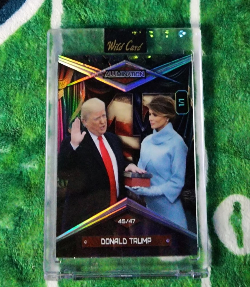 2025 Wild Card Alumination Donald Trump 1/1
