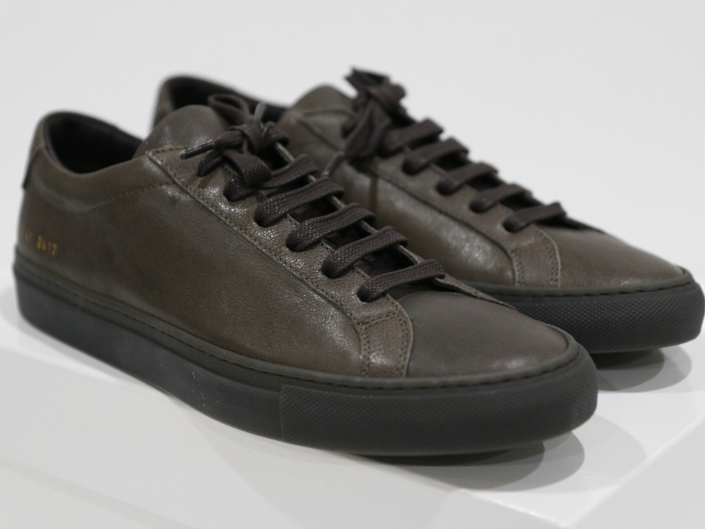 NEW COMMON PROJECTS ACHILLES FW24 Dark Brown Leather 41 EU-image
