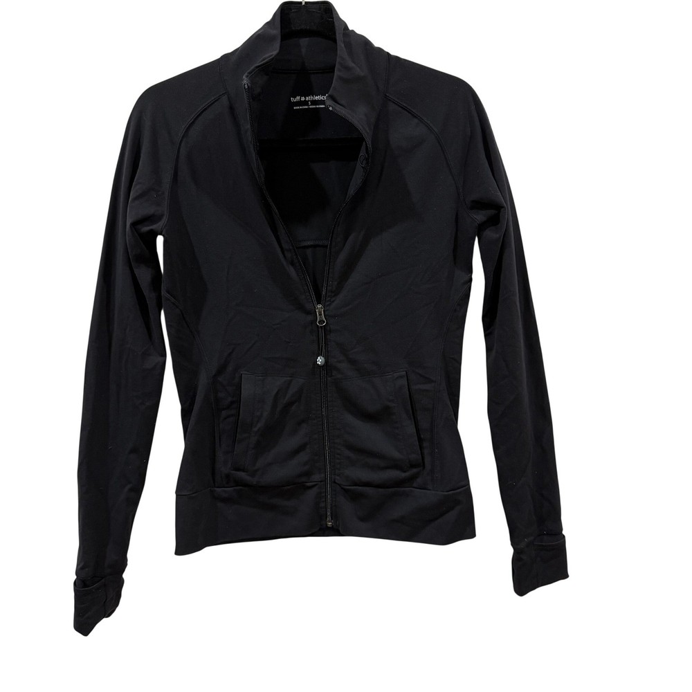 Tuff Athletics Black Full Zip Athletic Jacket Women's Size S