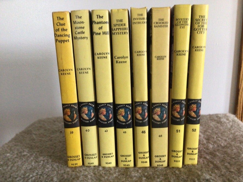 Lot of 8 Vintage Carolyn Keene  Nancy Drew hardcovers 1960s-70s Very Good cond