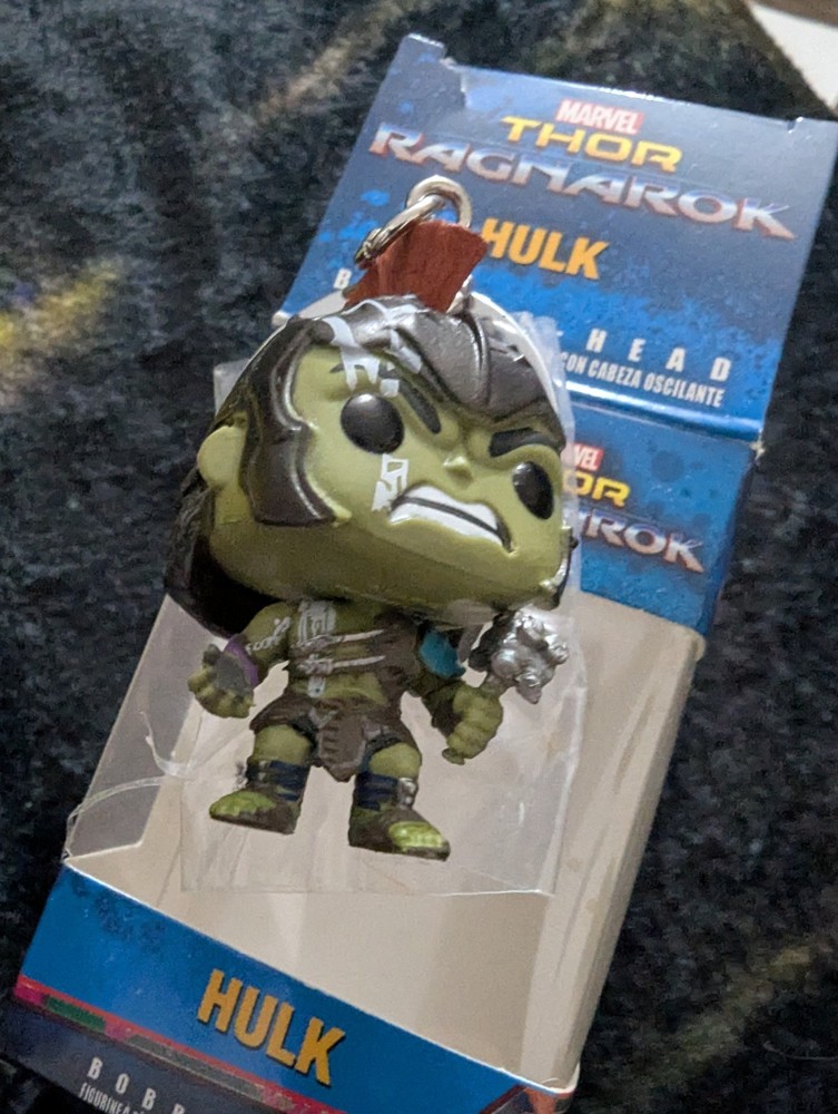 Funko Pop!  Thor Ragnarock #241 Hulk Bobble Head Keychain