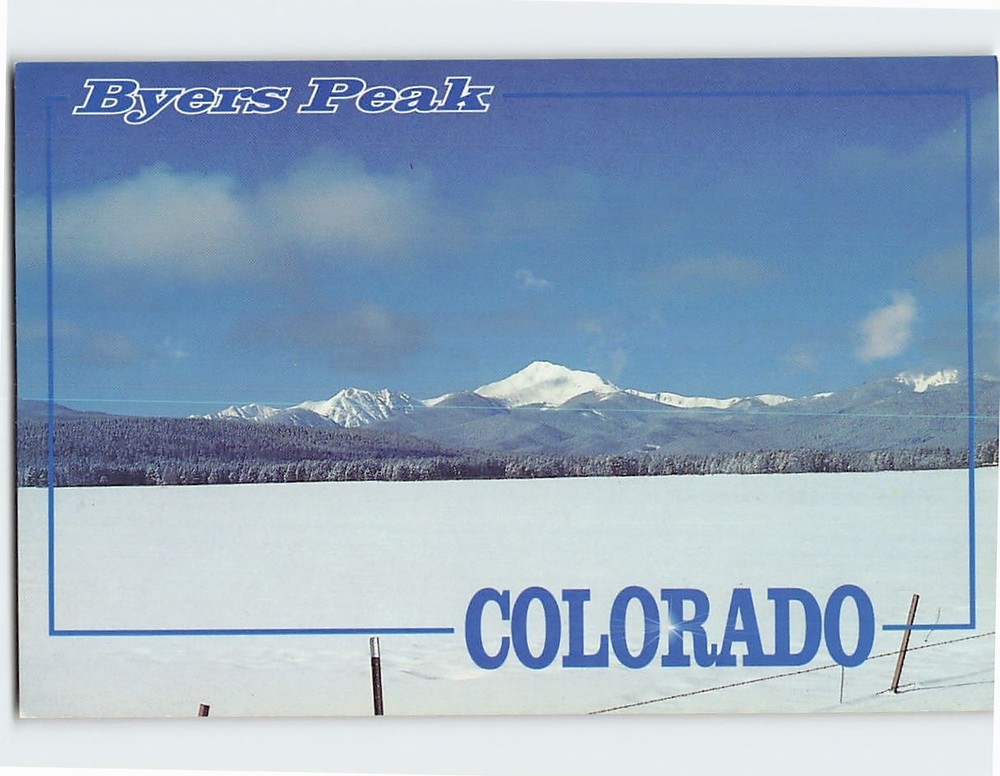 Postcard Byers Peak Colorado USA