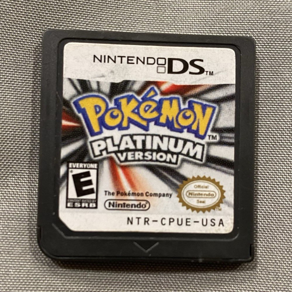 Pokémon Platinum version nintendo DS video game cartridge only authentic