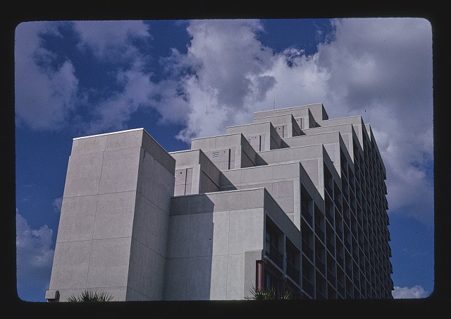 Photo:Daytona Beach Florida Marriott Hotel 1990 High Rise Building