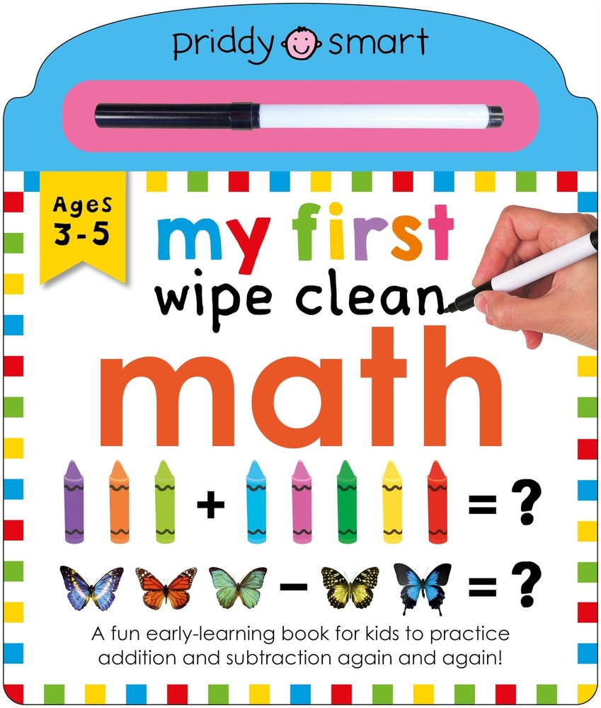 My First Wipe Clean: Math by Priddy