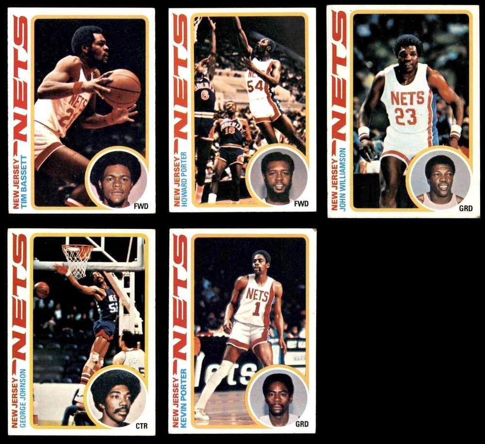 1978-79 Topps Nets Almost Complete Team Set 3 - VG 6775574 (5 / 6 cards)