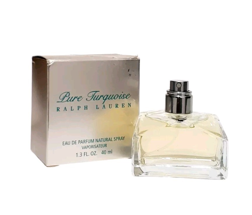 Vintage Ralph Lauren Pure Turquoise 1.3 oz Eau de Parfum Spray No Cap SEE DESCRI