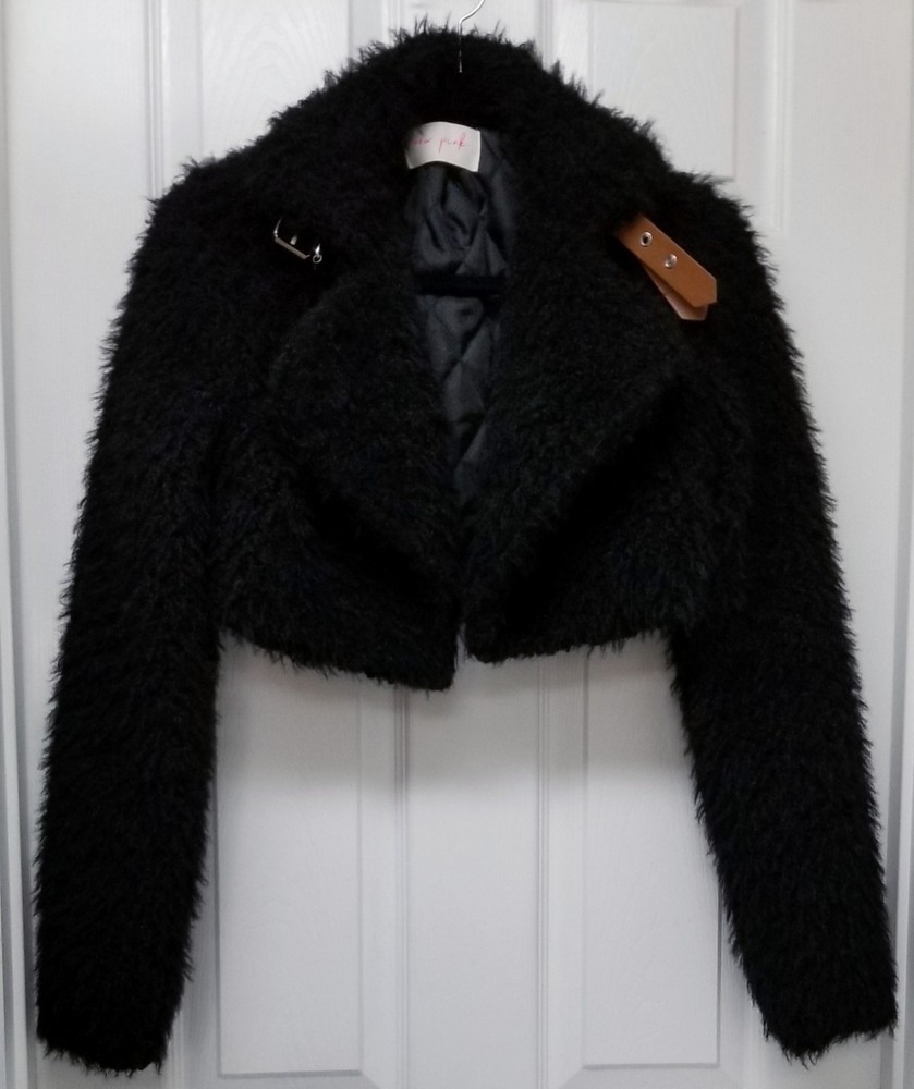 Black Faux Fur Jacket