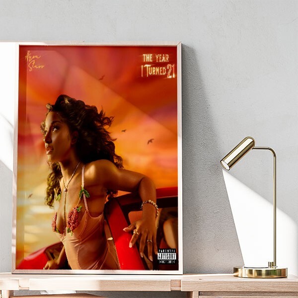 Ayra Starr The Year I Turned 21 Album Poster Fan Gift Home Decor Wall Art