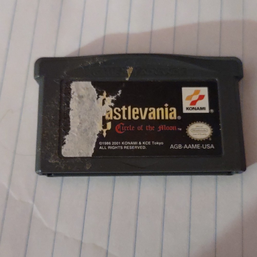 Konami Castlevania: Circle of the Moon Nintendo Game Boy Advance NTSC-U/C