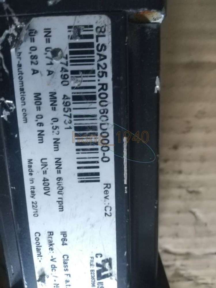 1PCS Used B&R 8LSA25.R0060D000-0 REV.D0 MOTOR SERVO