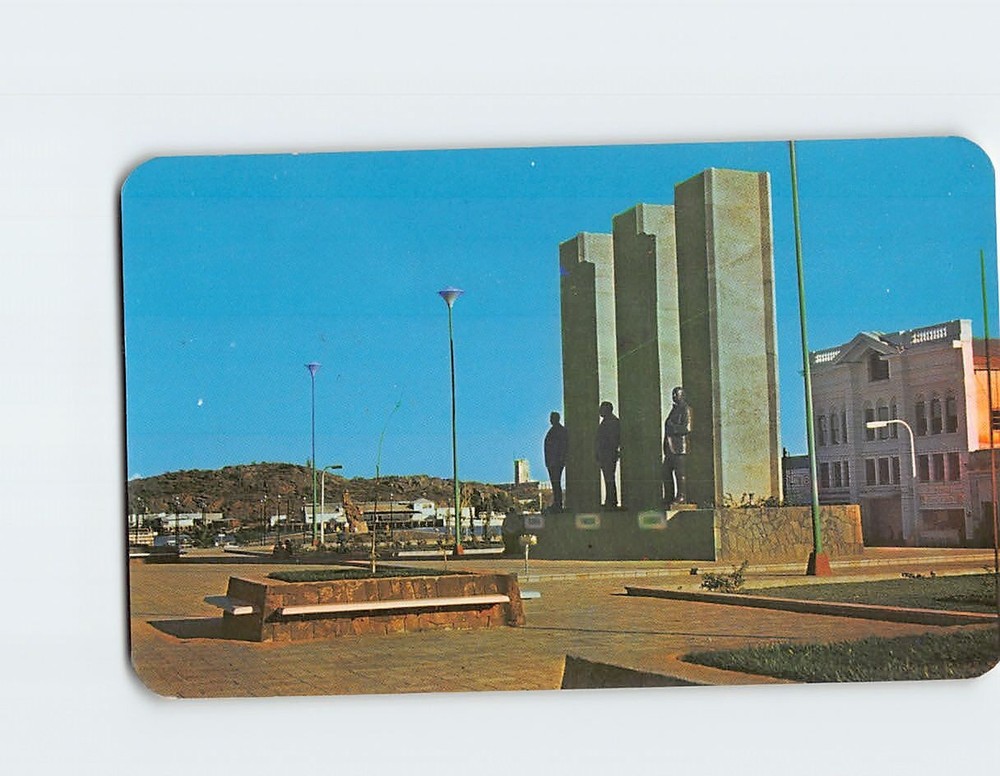 Postcard Square and Monument to the Three Presidents Guaymas Mexico