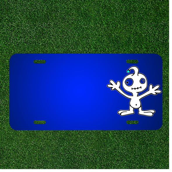 Create a Custom License Plate with Names for Alien Antenna Design