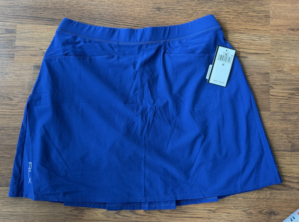 Women's Ralph Lauren Rlx Blue Golf Skort Skirt / Nwt / Medium