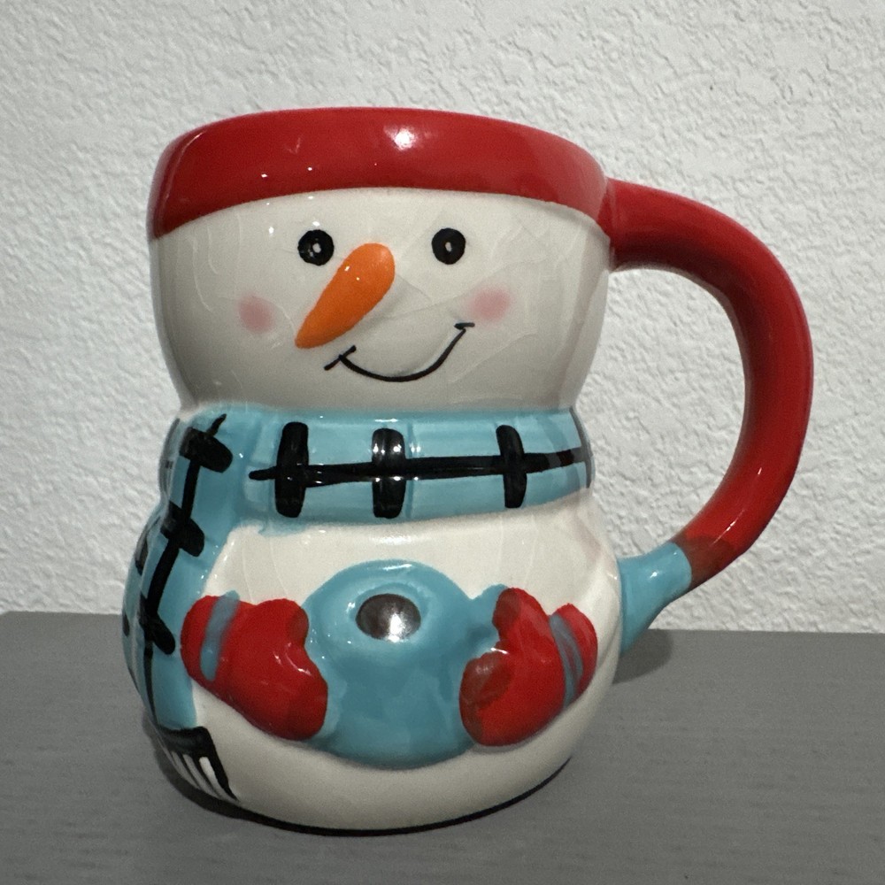 Bay Island Snowman Coffee Cup Hot Cocoa Mug Ceramic 4