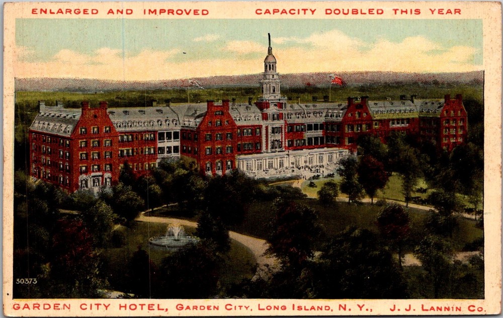 Garden City Hotel, Garden City Long Island NY Vintage Postcard X67