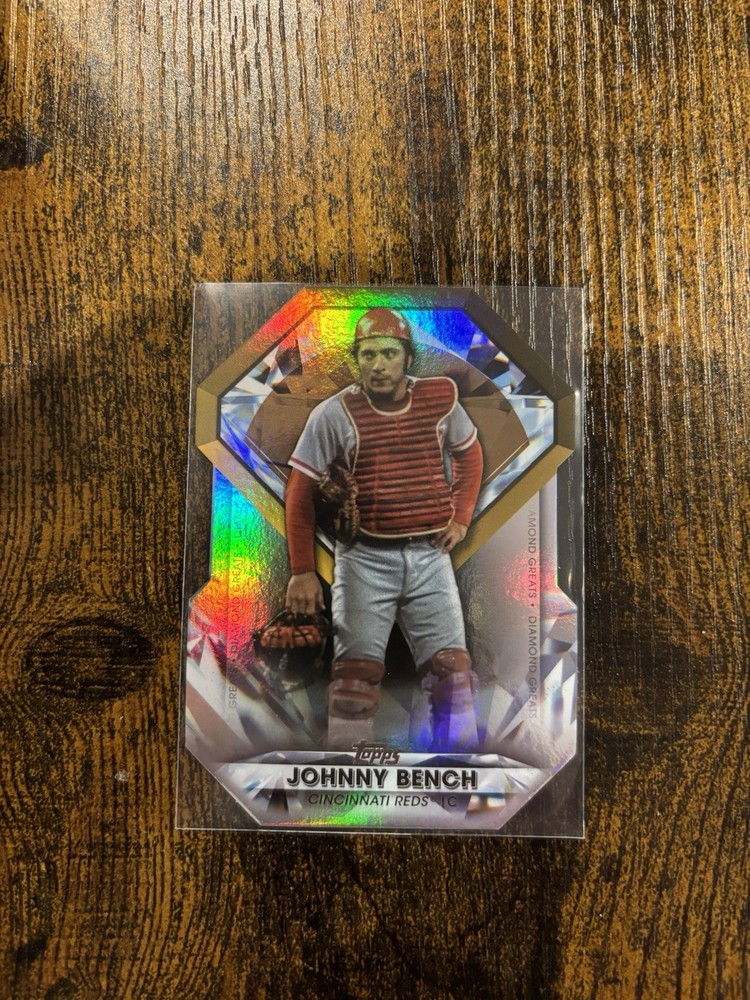 2022 Topps Series 1 Diamond Greats Die-Cut Johnny Bench #DGDC-10 Baseball Card  