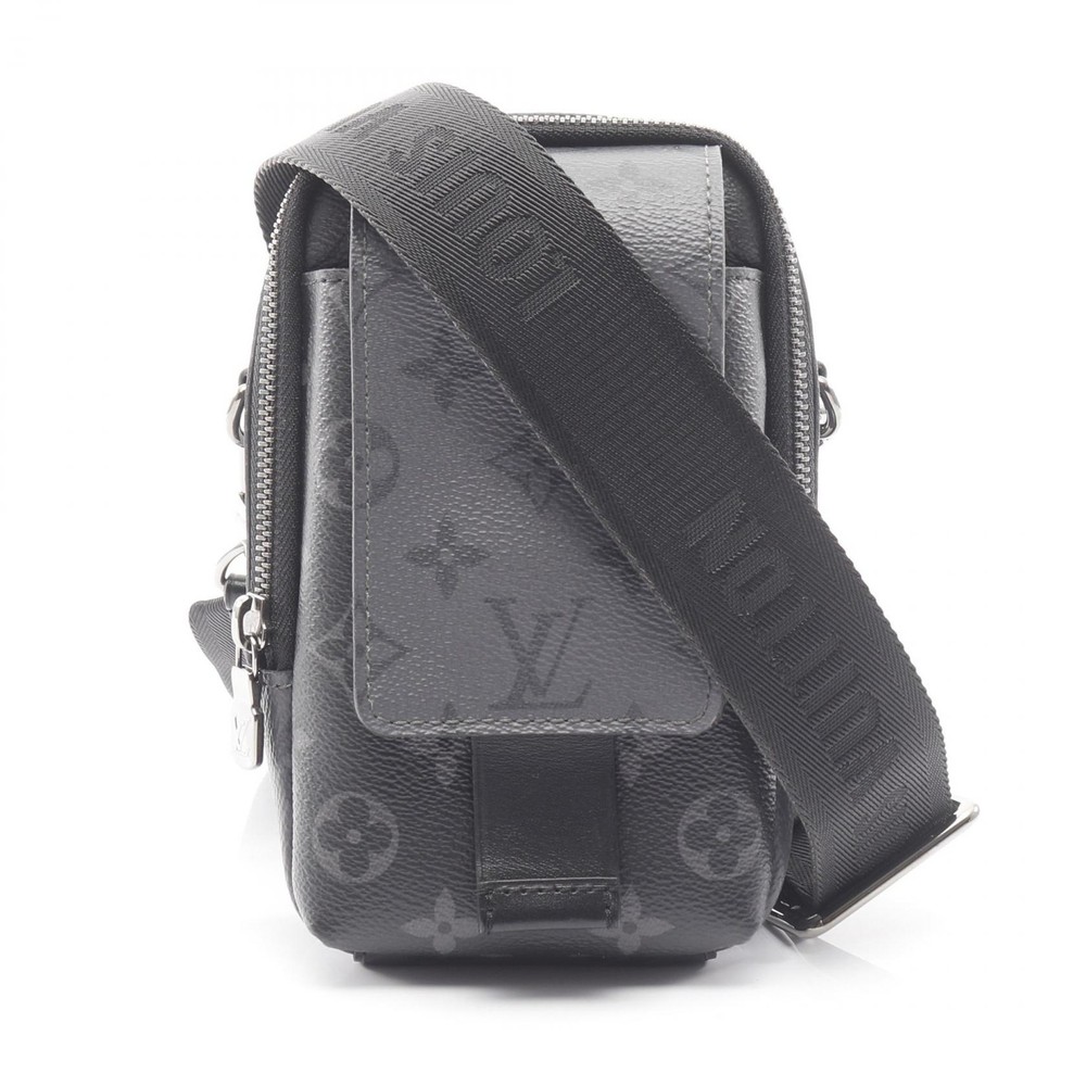 LOUIS VUITTON Double Phone Pouch Shoulder Bag M81321 Monogram Eclipse Reverse