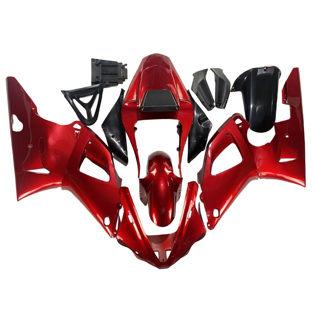 Injection Fairings For Yamaha YZF R1 2000 2001 ABS Bodywork Candy Red Bodykit