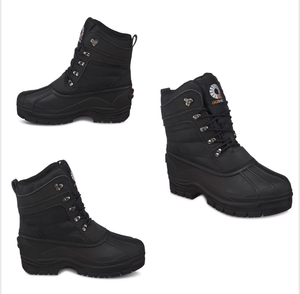 Akademiks Men's Snow Boots Size 8 Waterproof Winter Boots $60 New