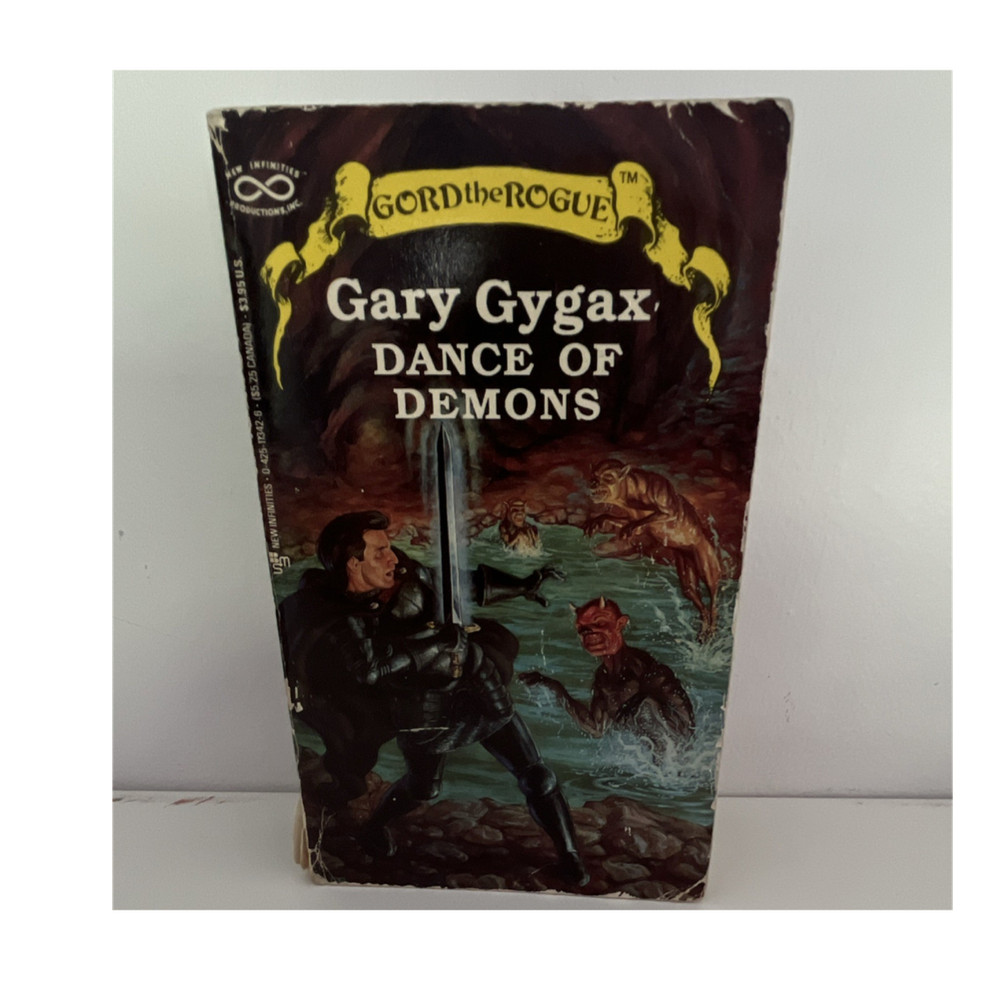 Gary Gygax Gord the Rogue Dance of Demons Fantasy Novel Paperback 1988