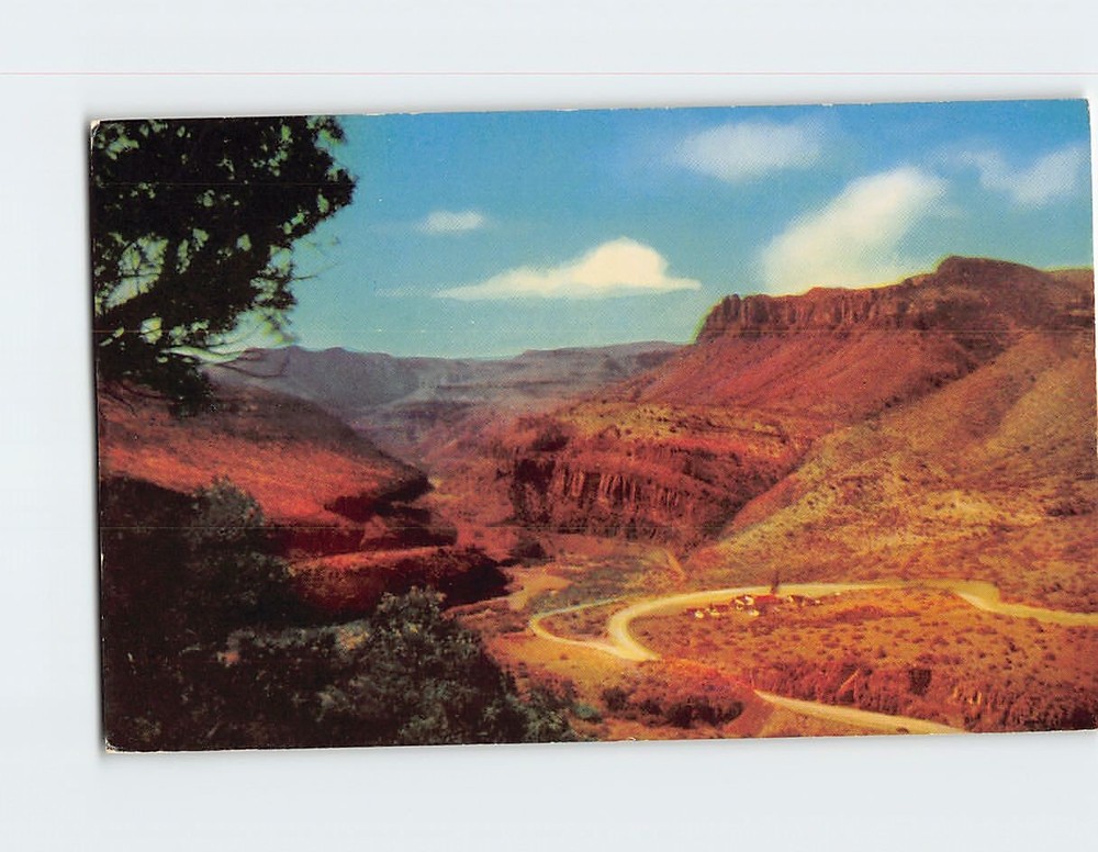 Postcard Salt River Canyon Arizona USA