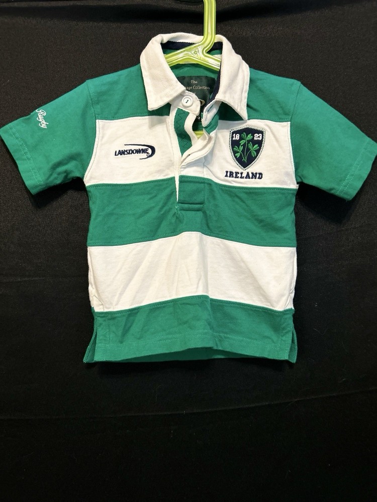 Lansdowne The Heritage Collection Toddler Ireland Rugby Shirt Size 6/12 Months