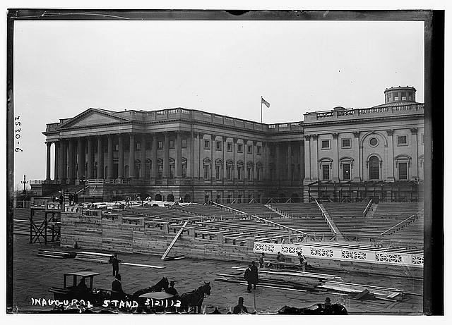 Photo:U.S. Capitol Inaugural Stand Woodrow Wilson Inauguration 1913