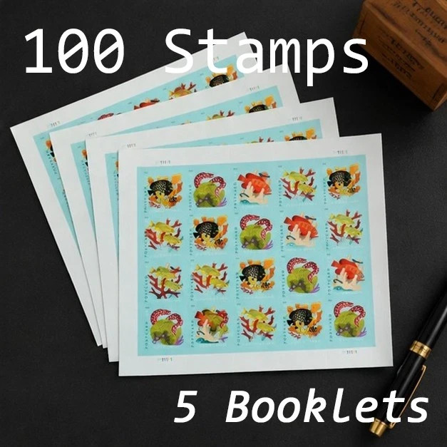 100 USPS Coral Reefs Postcard Rate Forever Stamps Sheet (100 Stamps) New 2019