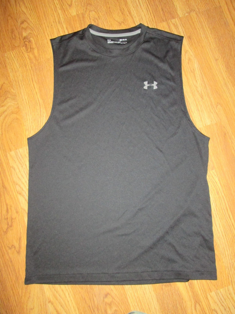 Mens UNDER ARMOUR HEATGEAR athletic loose fit tank top sleeveless shirt M md med