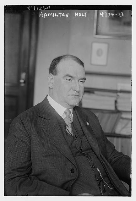 Hamilton Holt Portrait 1910s American Educator Editor Author Politician