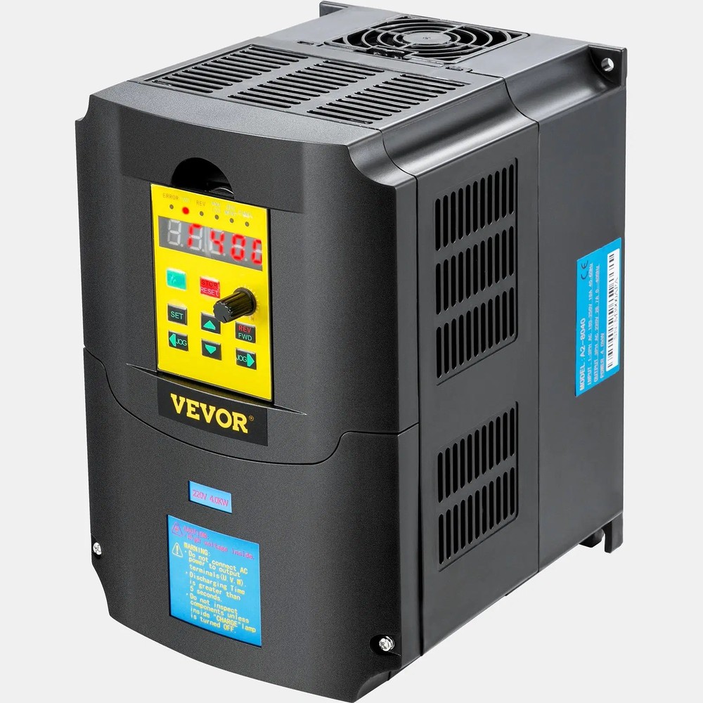Variable Frequency Drive, AC 220V Input 4KW Variable Frequency CNC Drive Invert