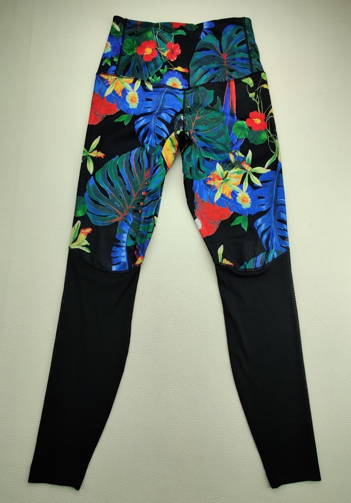 Nike Dri-Fit Women's Small Black Floral Multi-Color 25